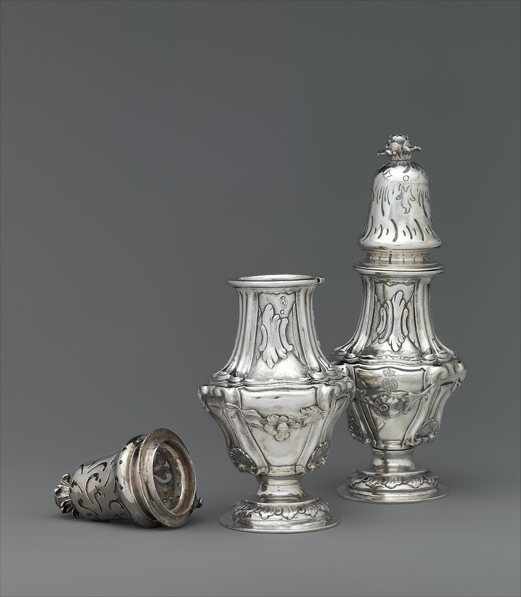 Mustard pot, Josephus Pasperger I (active 1762, died 1791), Silver, Hungarian, Pest