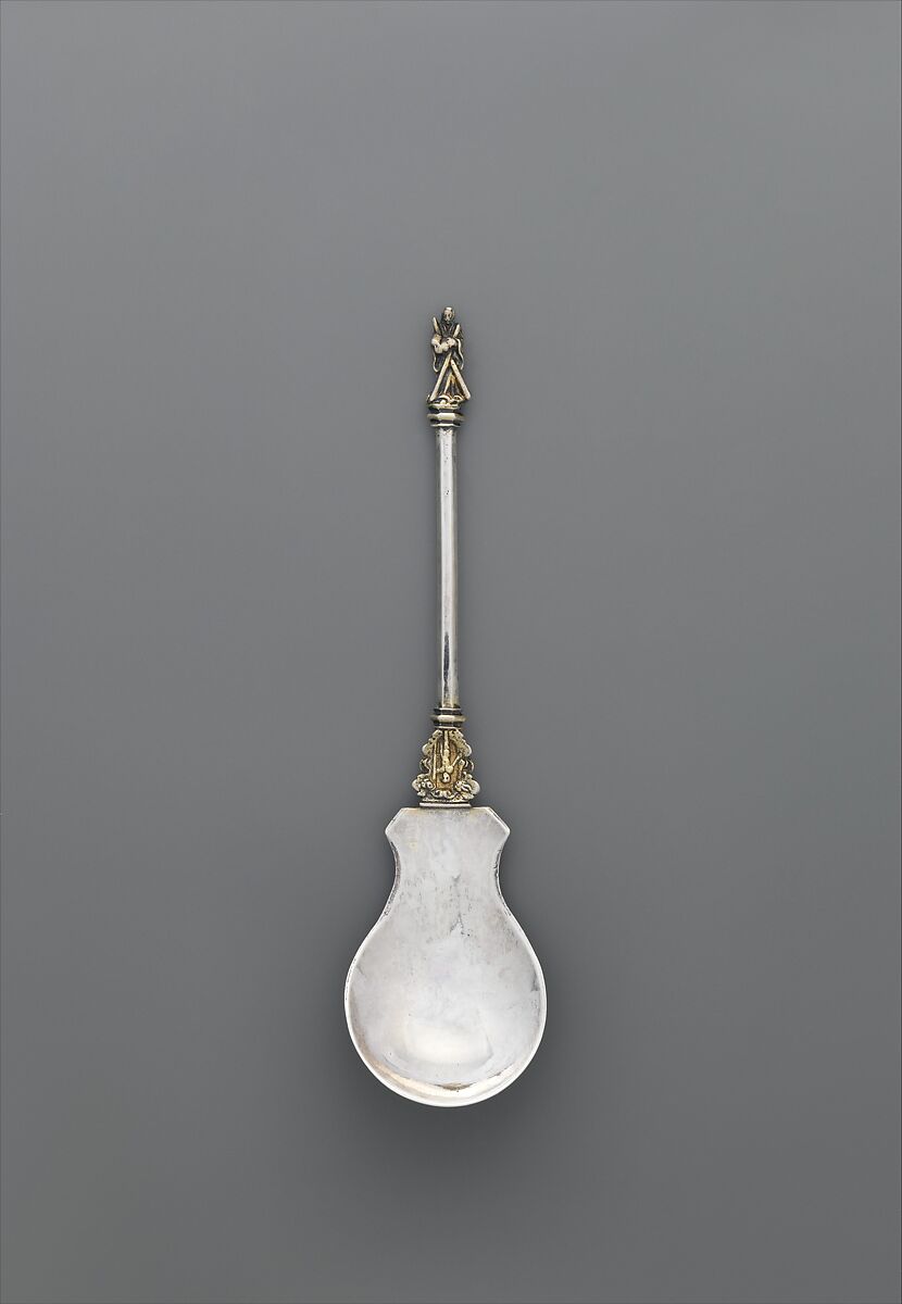 Spoon, Silver, possibly Hungarian 