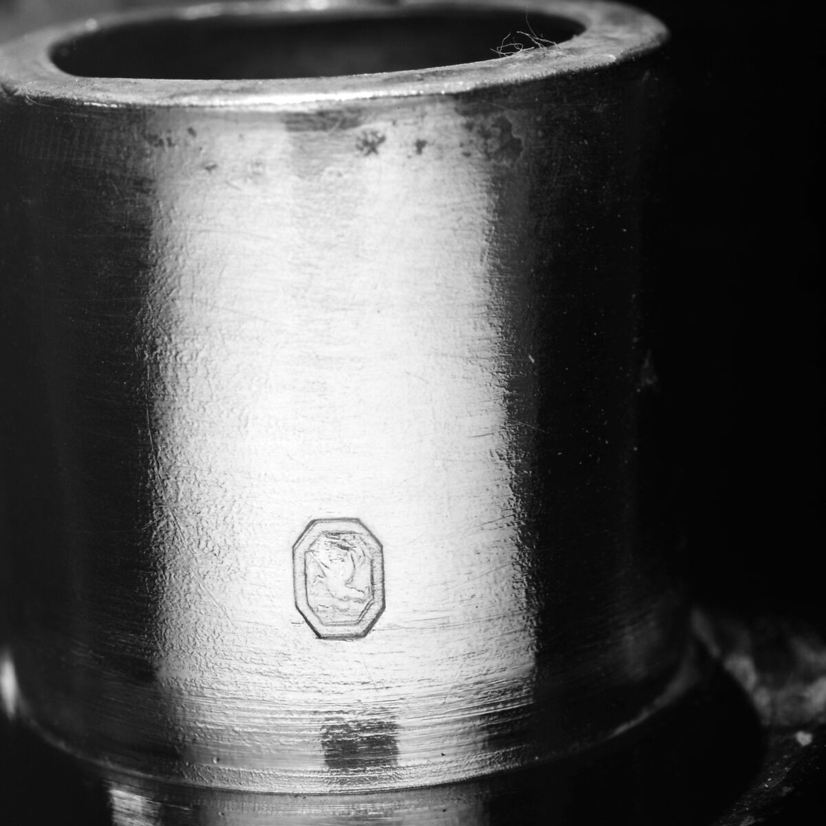 Candelabrum (one of a pair), Martin-Guillaume Biennais (French, 1764–1843, active ca. 1796–1819), Silver gilt, French, Paris