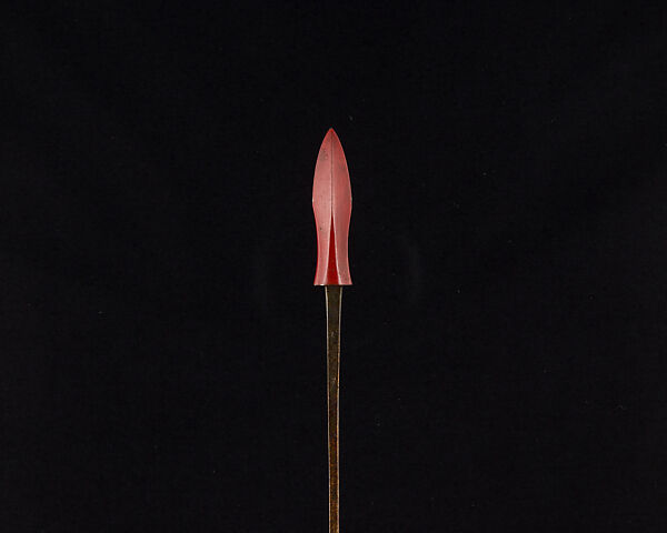 Arrowhead (<i>Yanone</i>), Steel, lacquer, gold, Japanese 