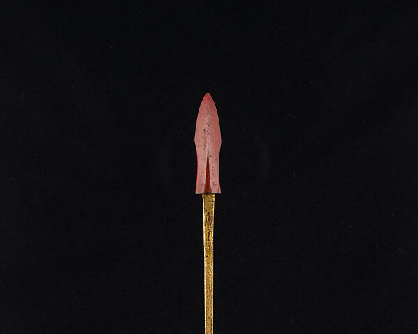 Arrowhead (<i>Yanone</i>), Steel, lacquer, gold, Japanese