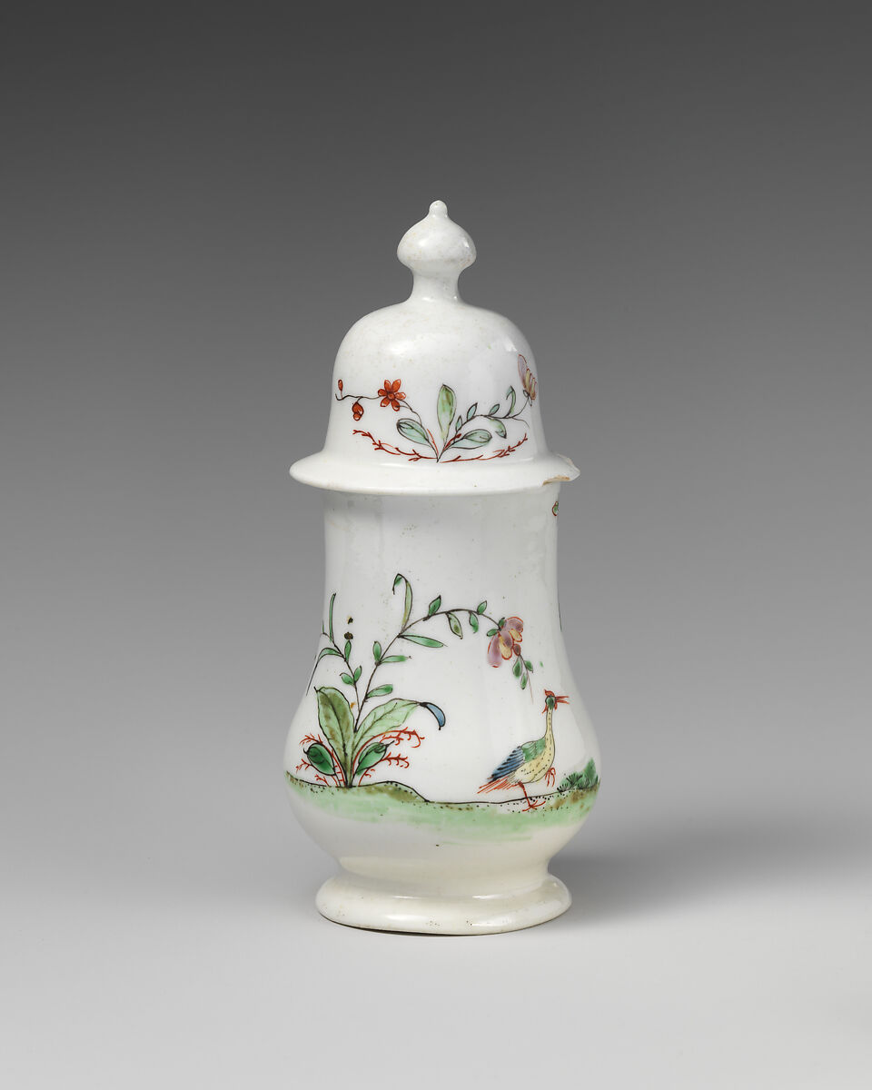 Mustard pot, Worcester factory (British, 1751–2008), Soft-paste porcelain, British, Worchester 
