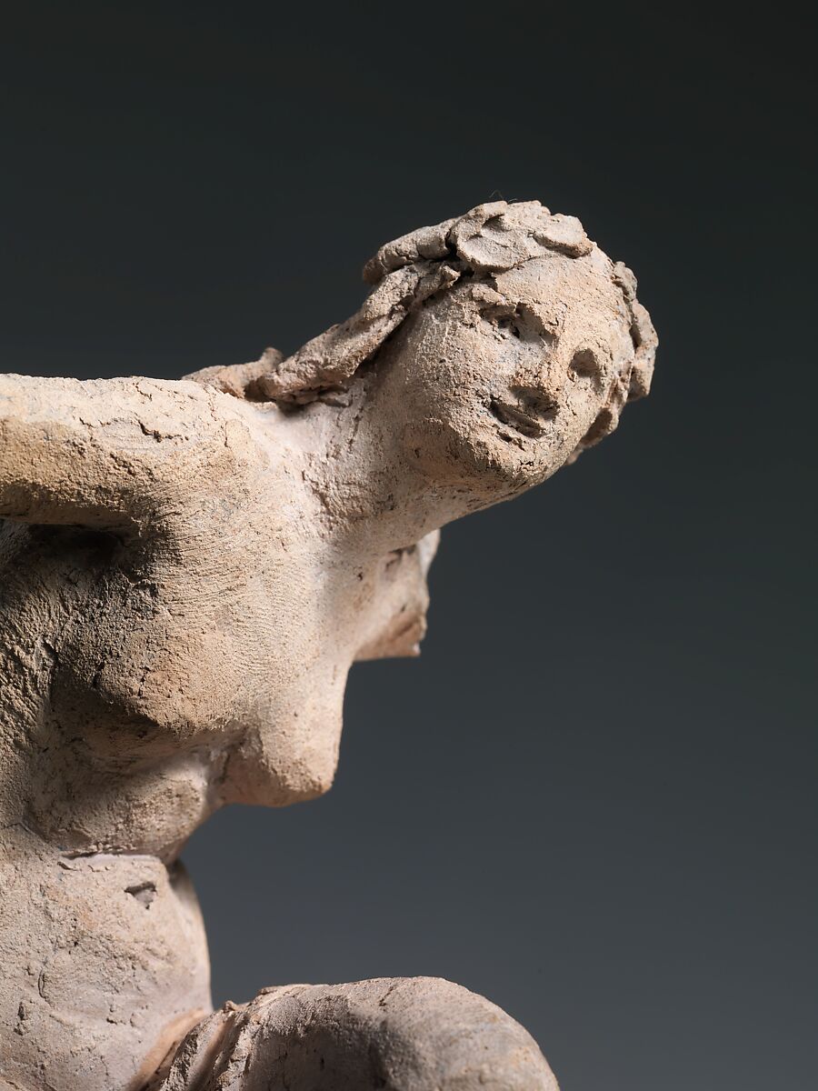 Crouching Flora, Jean-Baptiste Carpeaux (French, Valenciennes 1827–1875 Courbevoie), Terracotta, French, Paris