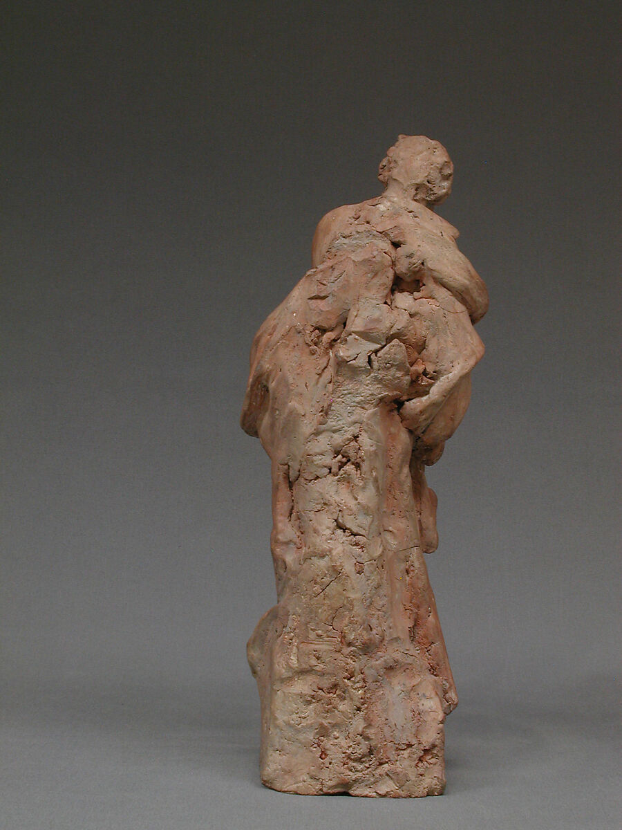 Saint Andrew, Probably by Giuseppe Picano (1732–1810), Terracotta, traces of ground or white wash, Italian, Naples