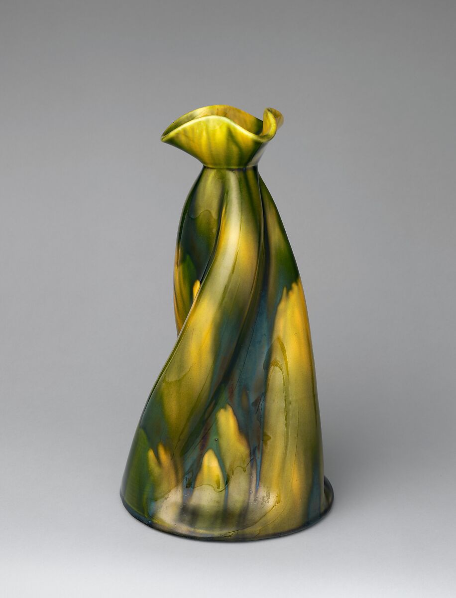 Vase, Christopher Dresser (British, Glasgow, Scotland 1834–1904 Mulhouse), Earthenware, British, Swadlincote, Derbyshire 