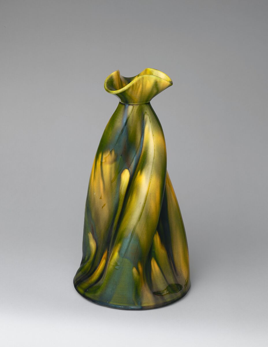 Vase, Christopher Dresser (British, Glasgow, Scotland 1834–1904 Mulhouse), Earthenware, British, Swadlincote, Derbyshire