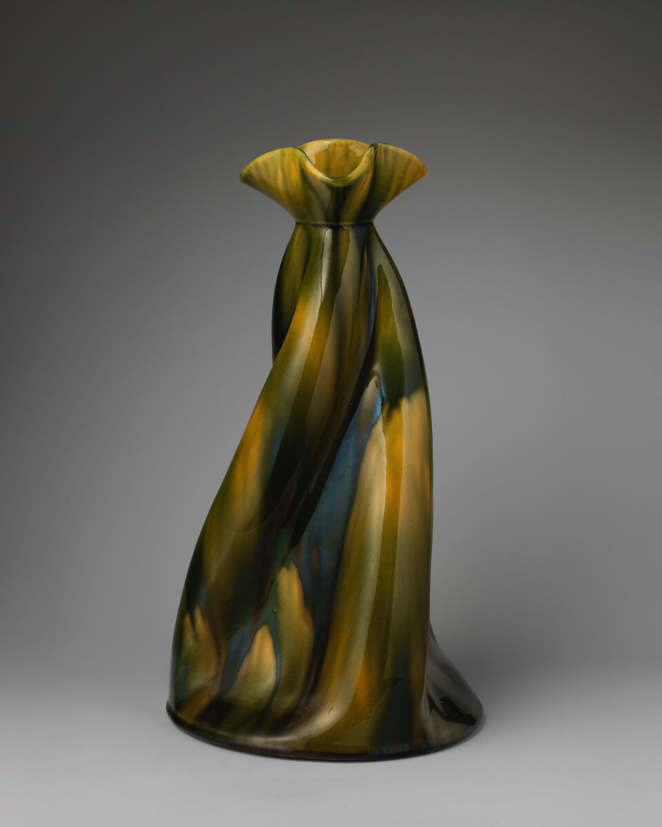 Vase, Christopher Dresser (British, Glasgow, Scotland 1834–1904 Mulhouse), Earthenware, British, Swadlincote, Derbyshire