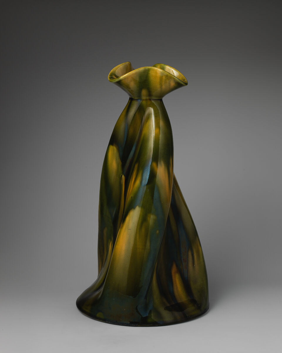 Vase, Christopher Dresser (British, Glasgow, Scotland 1834–1904 Mulhouse), Earthenware, British, Swadlincote, Derbyshire