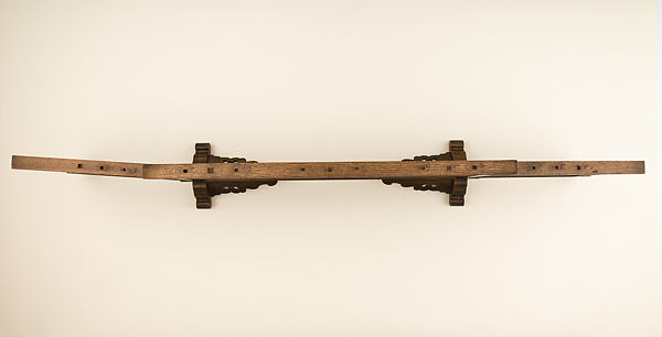 Display Stand for Arrowheads, Wood, lacquer, copper alloy, Japanese