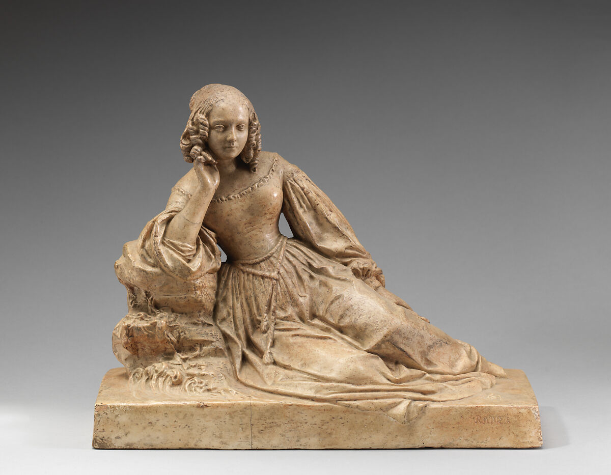 Louise Colet, James Pradier (French, 1790–1852), Plaster, French 