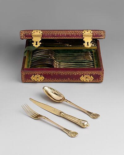 Set of six forks (part of a set)