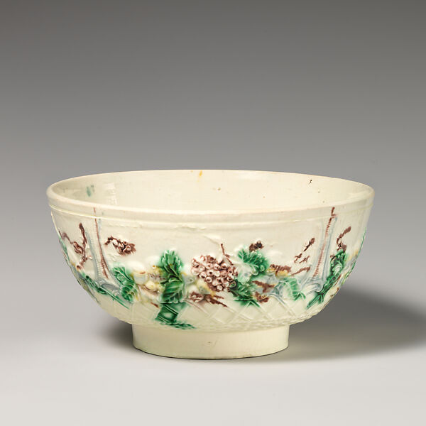Bowl, Style of Whieldon and Wedgwood (1754–1759), Lead-glazed earthenware, British, Staffordshire 