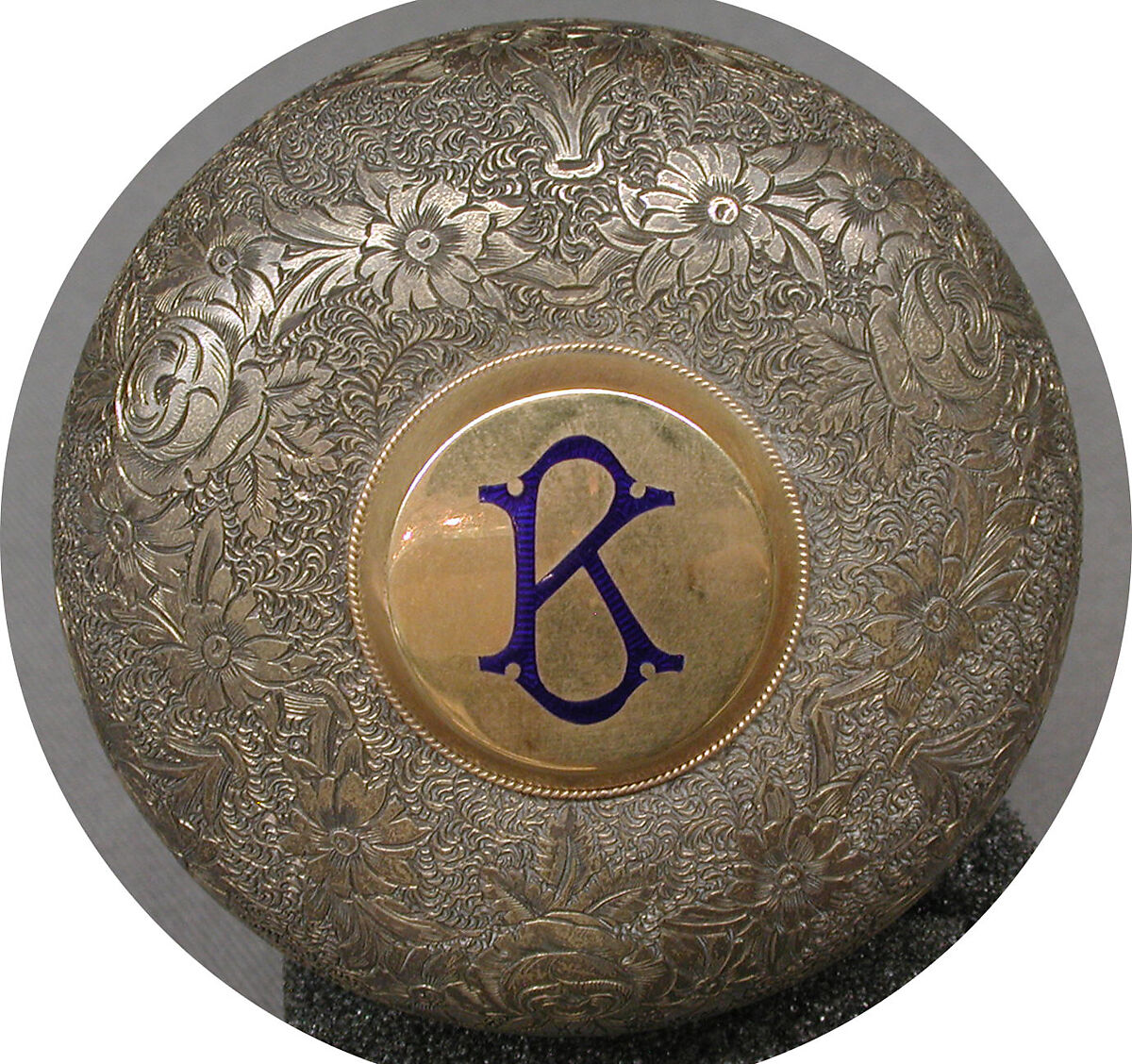 Bottle with cover, Barnard Brothers, Silver, glass, British, London