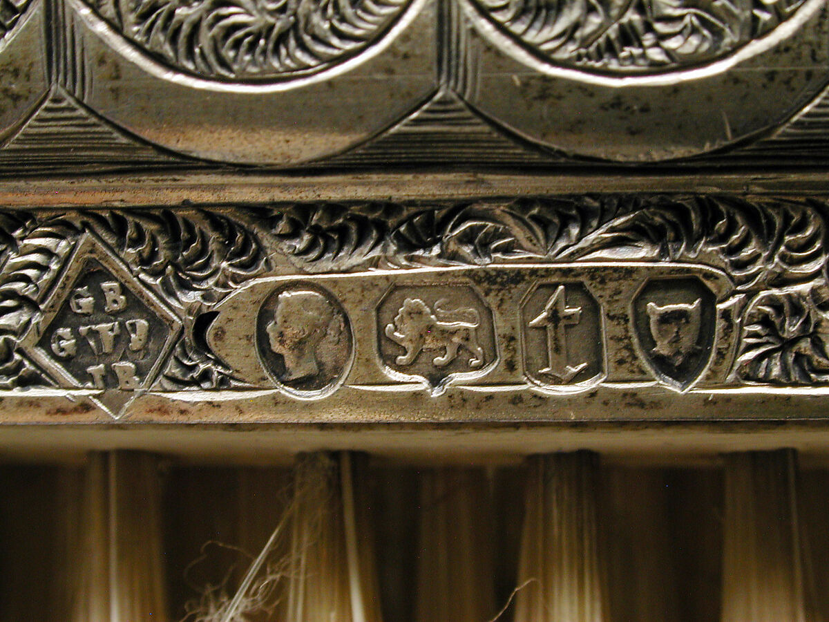 Clothes brush (one of a pair), Barnard Brothers, Silver, British, London