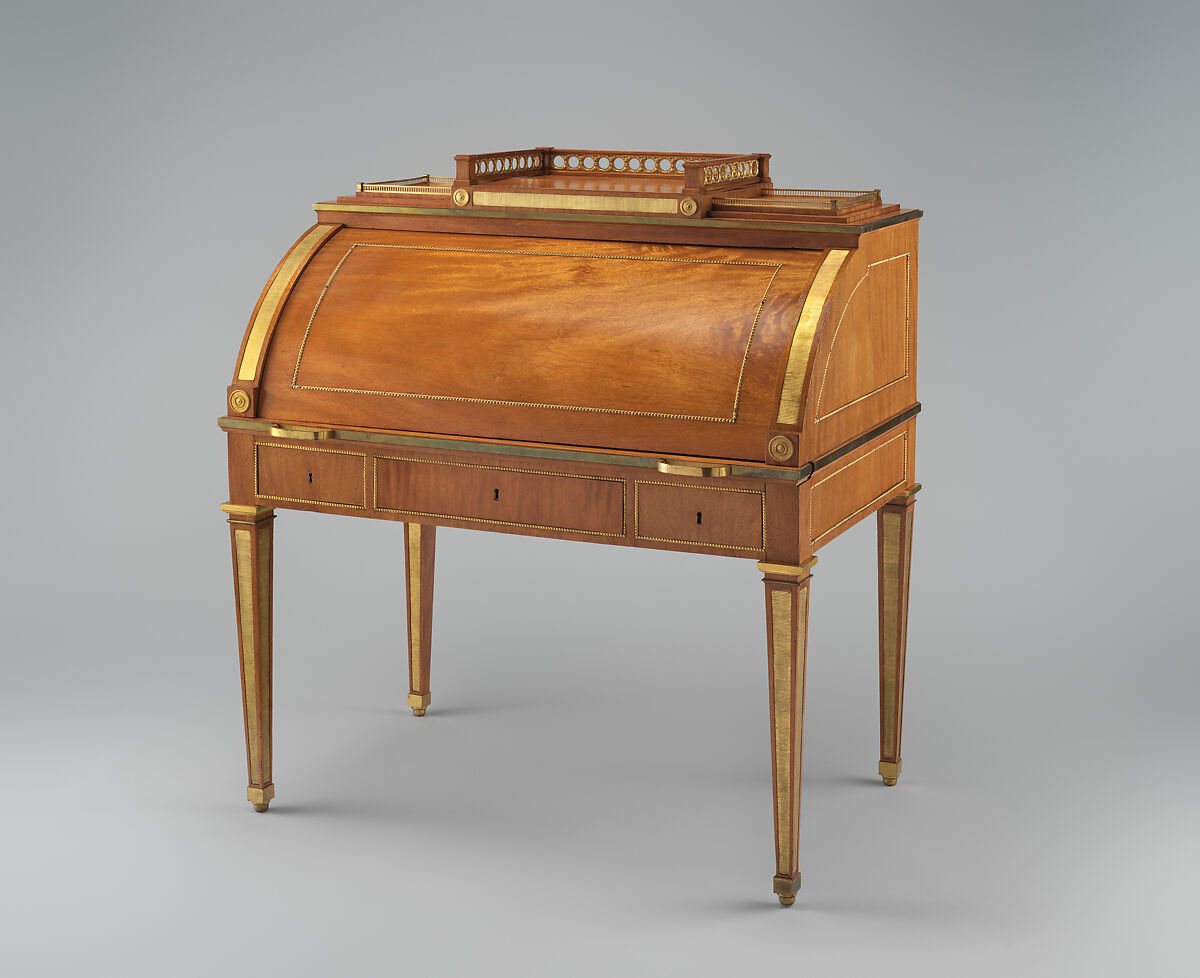 David Roentgen Rolltop Desk German Neuwied Am Rhein The Met