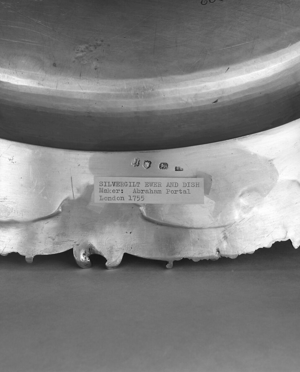 Ewer, Abraham Portal (British, active ca. 1747–died 1809), Silver gilt, British, London