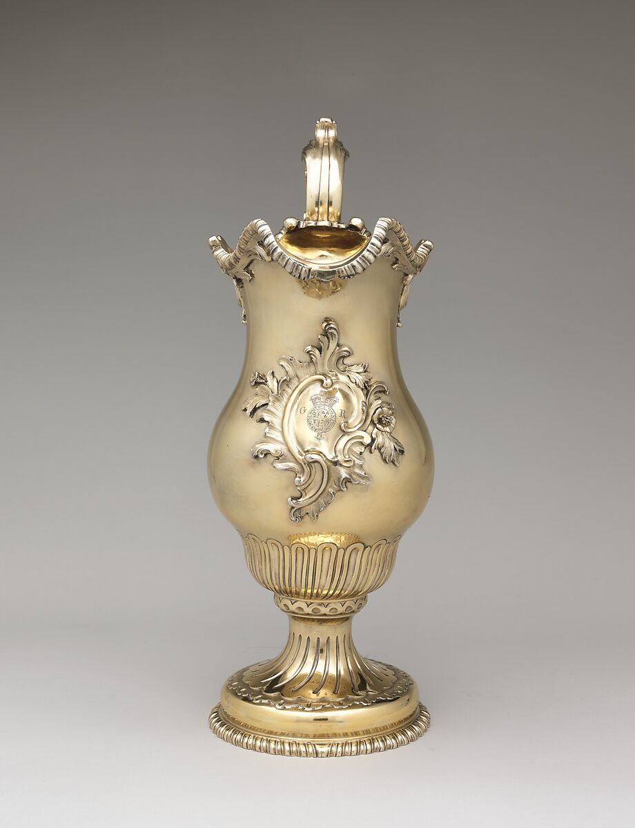 Ewer, Abraham Portal (British, active ca. 1747–died 1809), Silver gilt, British, London