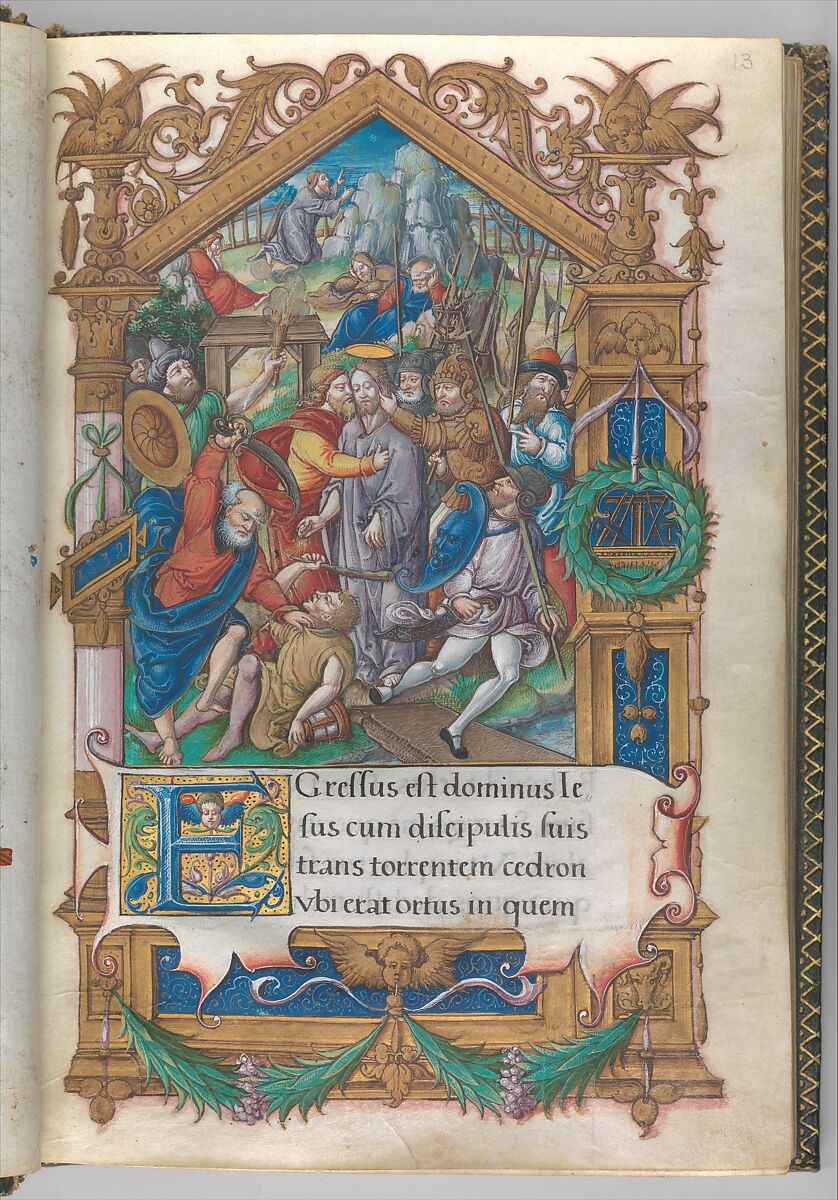 Hours of Francis I, Master of François de Rohan (French, Paris, active ca. 1525–1546), Illuminated manuscript on parchment, bound in leather with gilt, French, Paris or Tours