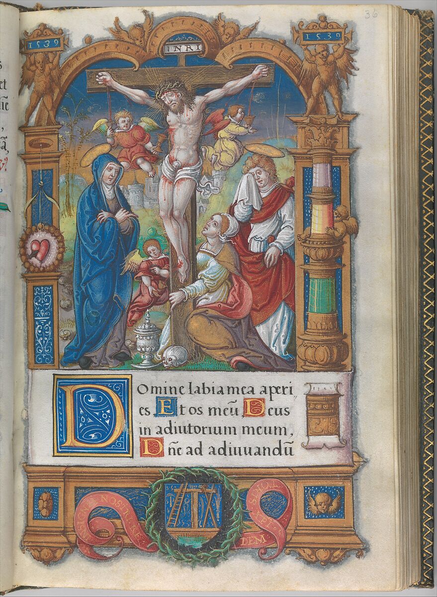 Hours of Francis I, Master of François de Rohan (French, Paris, active ca. 1525–1546), Illuminated manuscript on parchment, bound in leather with gilt, French, Paris or Tours