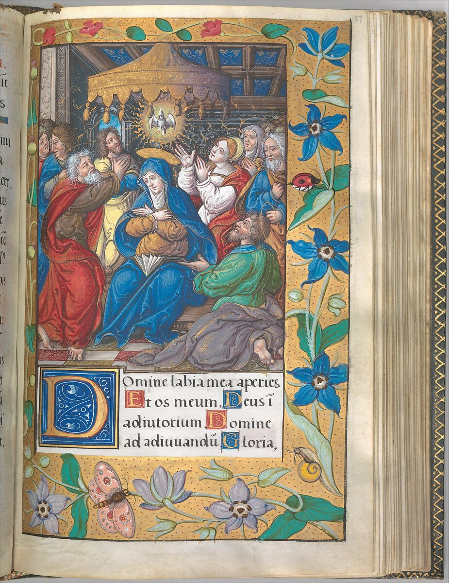 Hours of Francis I, Master of François de Rohan (French, Paris, active ca. 1525–1546), Illuminated manuscript on parchment, bound in leather with gilt, French, Paris or Tours