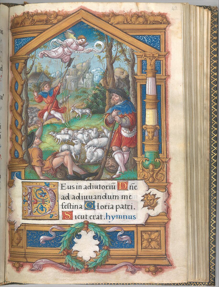 Hours of Francis I, Master of François de Rohan (French, Paris, active ca. 1525–1546), Illuminated manuscript on parchment, bound in leather with gilt, French, Paris or Tours