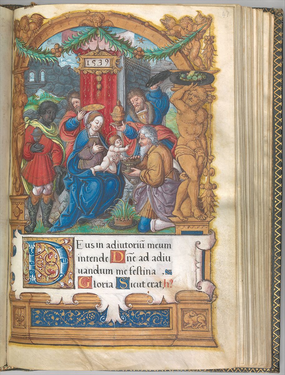 Hours of Francis I, Master of François de Rohan (French, Paris, active ca. 1525–1546), Illuminated manuscript on parchment, bound in leather with gilt, French, Paris or Tours