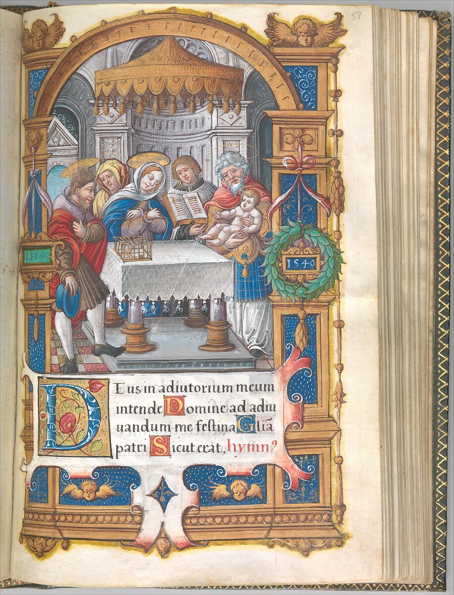 Hours of Francis I, Master of François de Rohan (French, Paris, active ca. 1525–1546), Illuminated manuscript on parchment, bound in leather with gilt, French, Paris or Tours