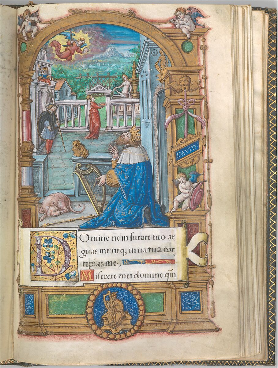 Hours of Francis I, Master of François de Rohan (French, Paris, active ca. 1525–1546), Illuminated manuscript on parchment, bound in leather with gilt, French, Paris or Tours