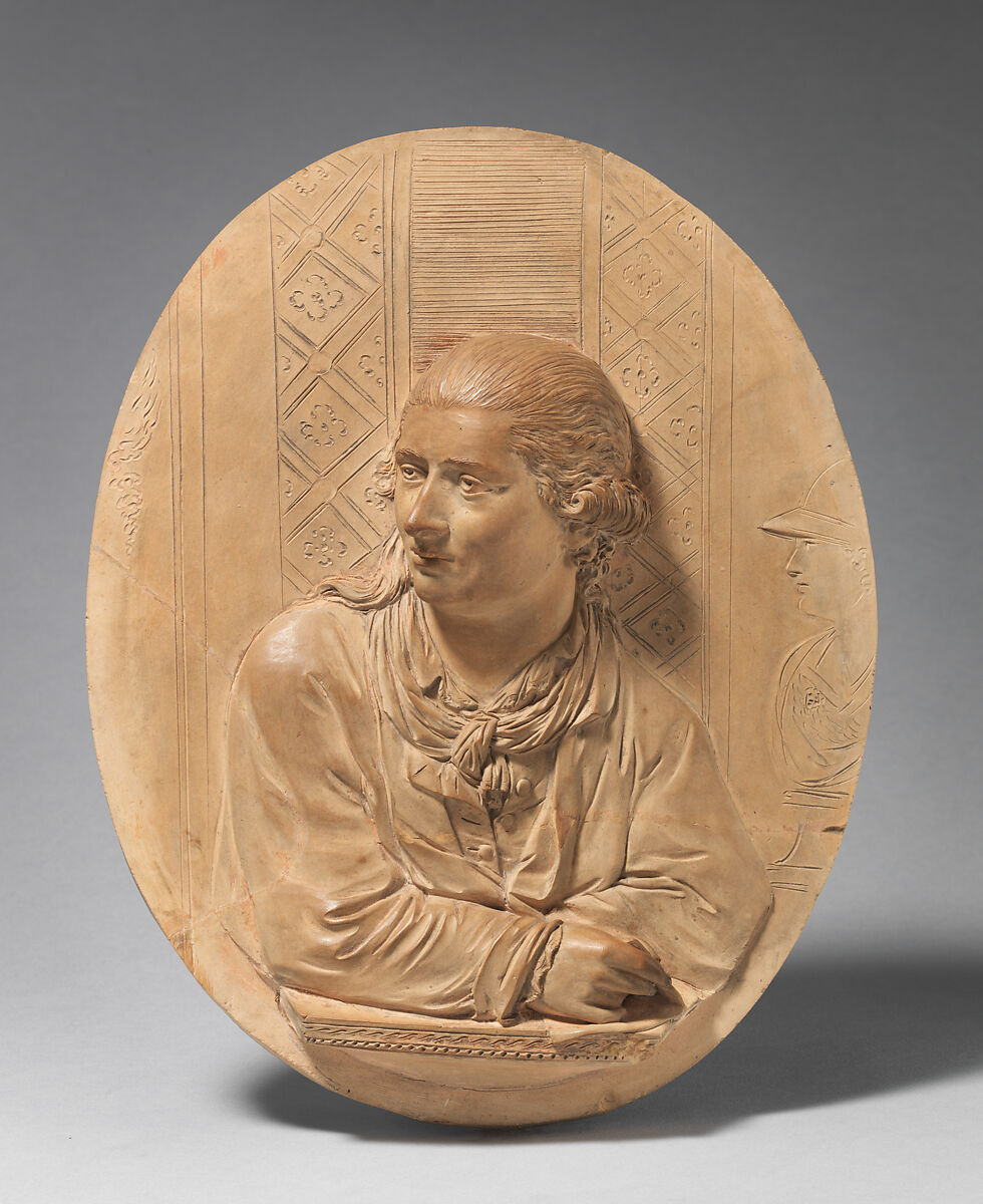 Portrait of a poet, Johann Valentin Sonnenschein (Swiss (born Germany), 1749–1828), Terracotta, Swiss 