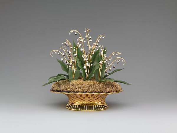 House Of Carl Faberge Imperial Lilies Of The Valley Basket Russian St Petersburg The Met