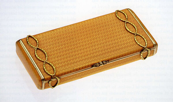 Cigarette Case, Ivan S. Britzin  Russian, Silver-gilt, bicolor gold, enamel, rose-cut diamond, Russian, St. Petersburg