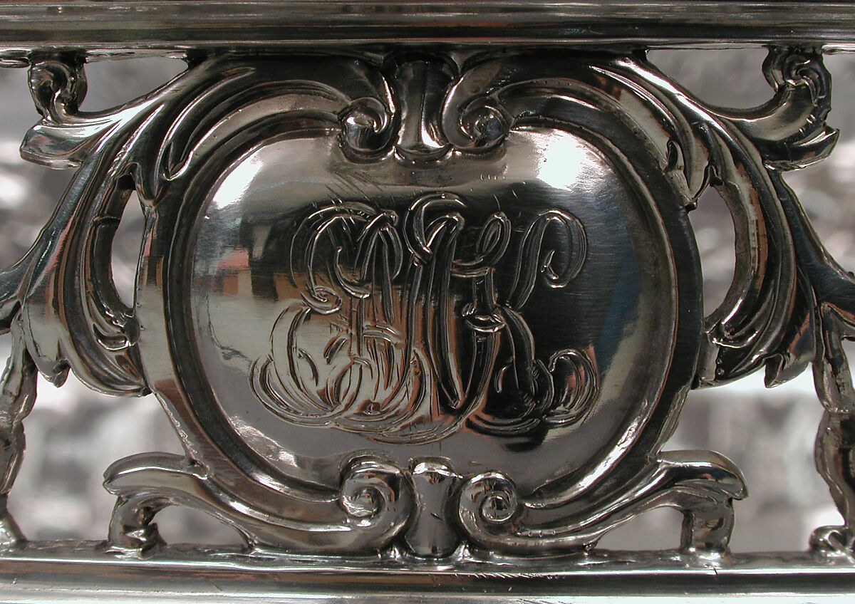 Basket, John Edwards II (British, active 1723–ca. 1753), Silver, silver plate, British, London