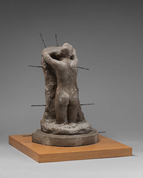 Casting model after Rodin's "Sorrow" (3 of 10), Coubertin Foundry, Plaster, clay, wax, ceramic, bronze, French 