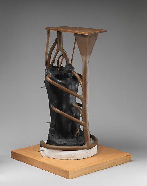 Casting model after Rodin's "Sorrow" (6 of 10), Coubertin Foundry, Plaster, clay, wax, ceramic, bronze, French