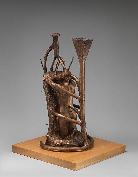 Casting model after Rodin's "Sorrow" (9 of 10), Coubertin Foundry, Plaster, clay, wax, ceramic, bronze, French