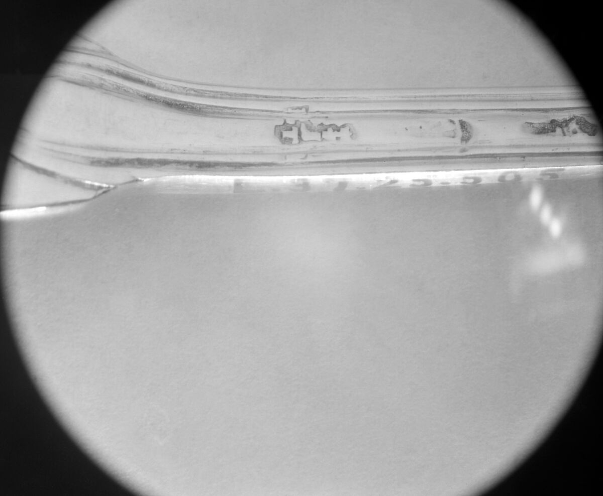 Fork with knife handle (one of six), Louis-Antoine Taillepied (born ca. 1734, master 1760, active 1806 (?)), Silver, French, Paris