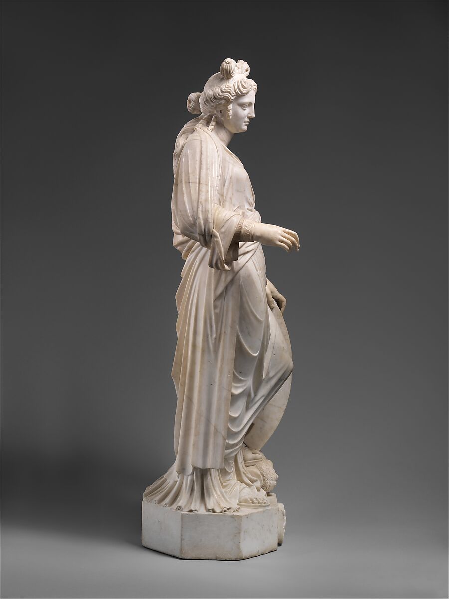 Saint Catherine of Alexandria, Cristoforo Solari (Italian, ca. 1460–1524), Marble, Italian, Milan