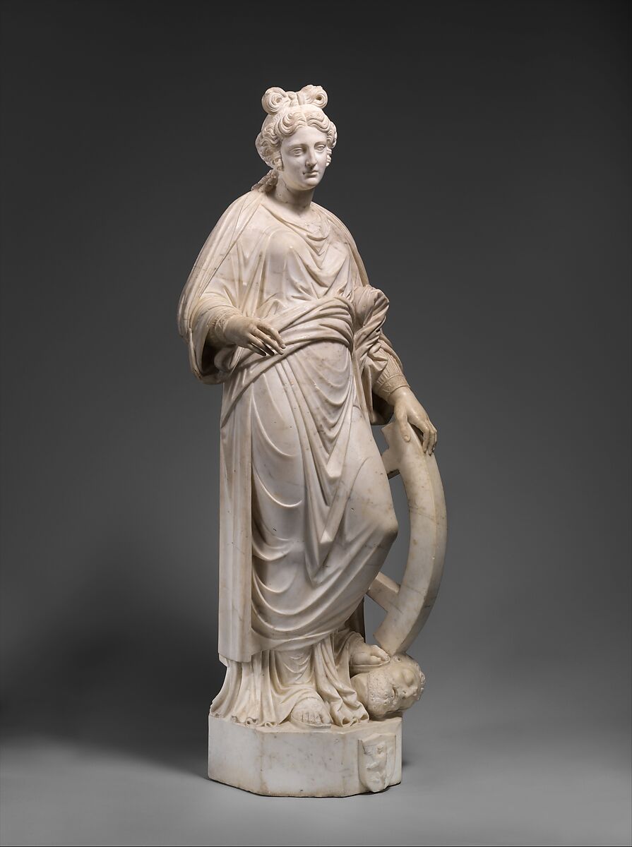 Saint Catherine of Alexandria, Cristoforo Solari (Italian, ca. 1460–1524), Marble, Italian, Milan