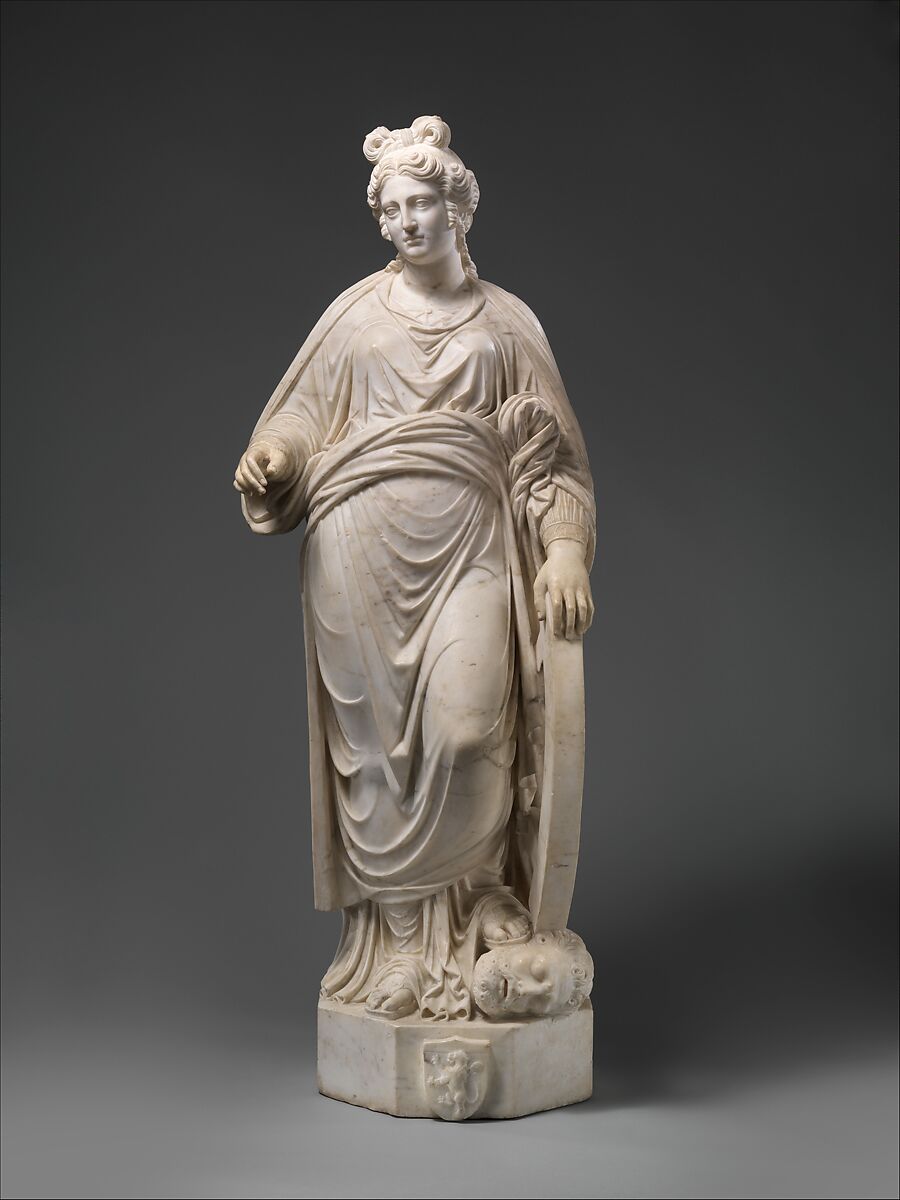 Saint Catherine of Alexandria, Cristoforo Solari (Italian, ca. 1460–1524), Marble, Italian, Milan 