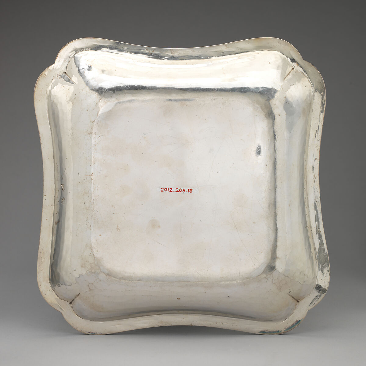 Square dish (one of a pair), Silver, French, Paris