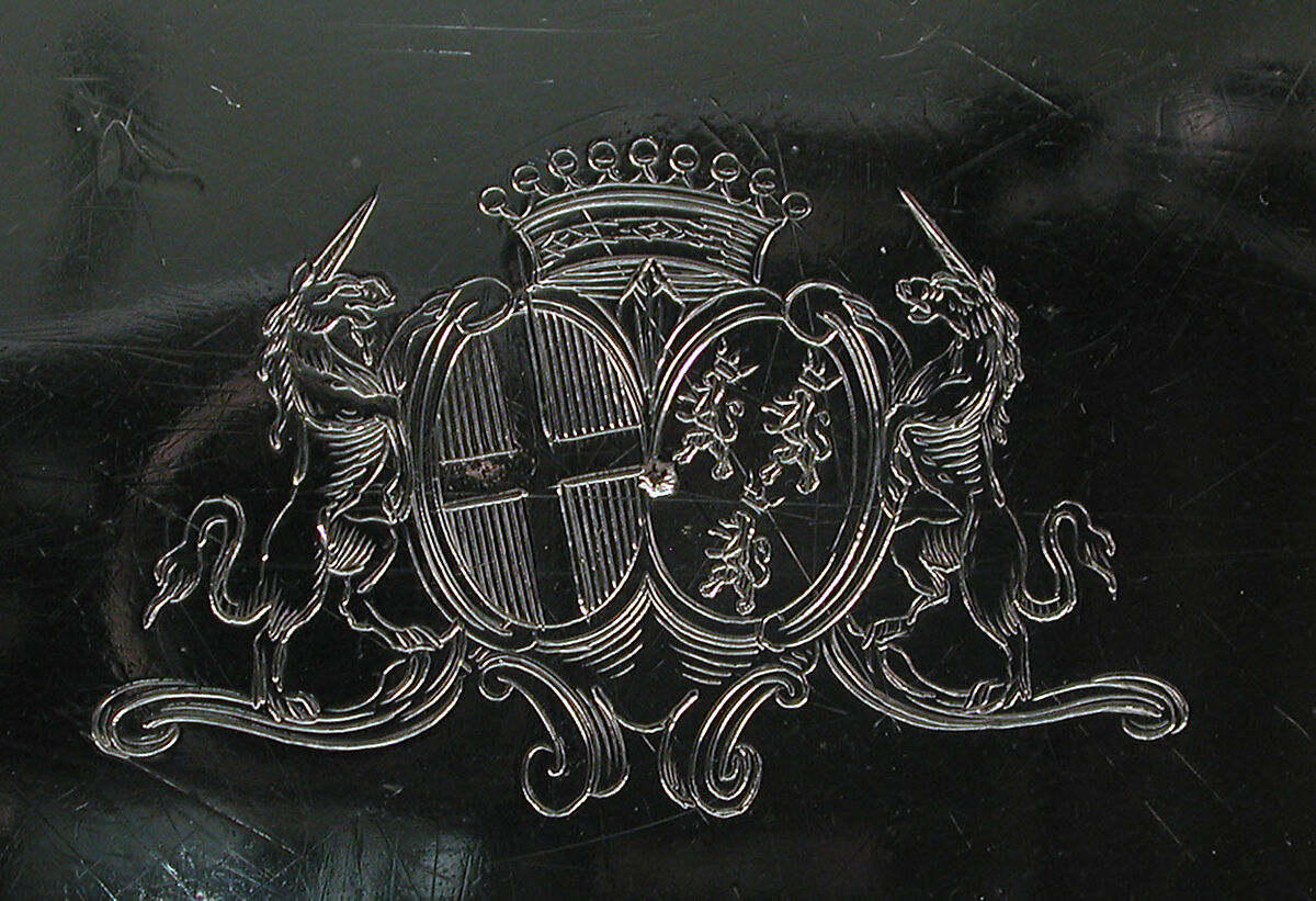 Square dish (one of a pair), Silver, French, Paris