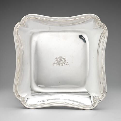 Square dish (one of a pair)