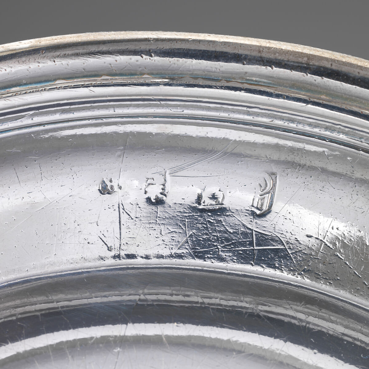 Plate (one of a set of twelve), Richard Bayley (British, active 1708–48), Silver, British, London