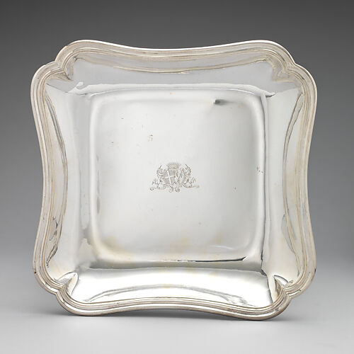 Square dish (one of a pair)