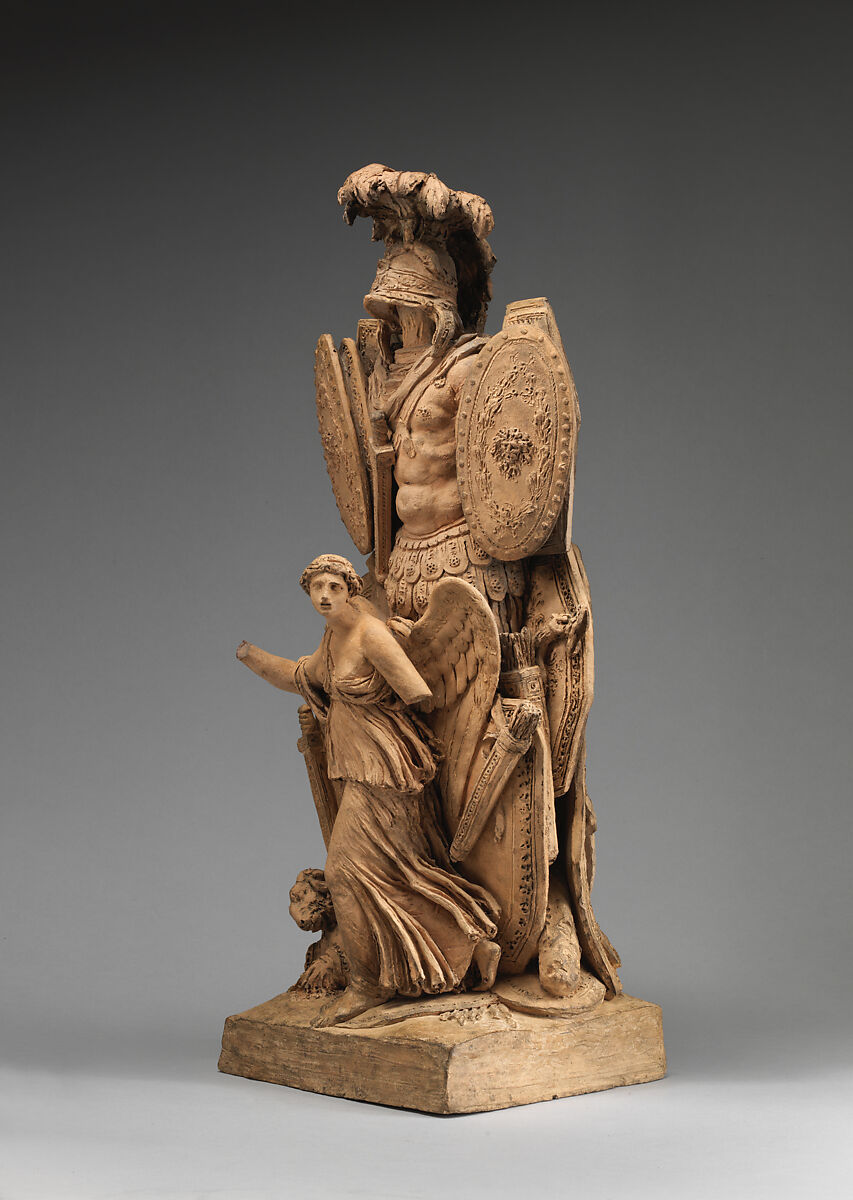 Running Victory, Jean Guillaume Moitte (French, Paris 1746–1810 Paris), Terracotta, French, Paris