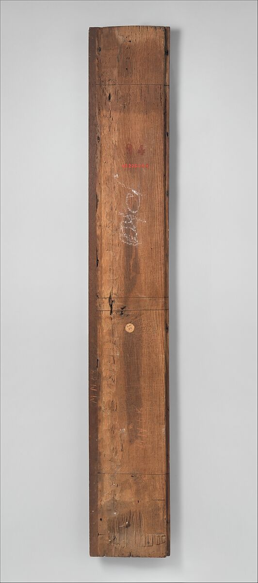 Panel (one of a pair), Carved oak, French