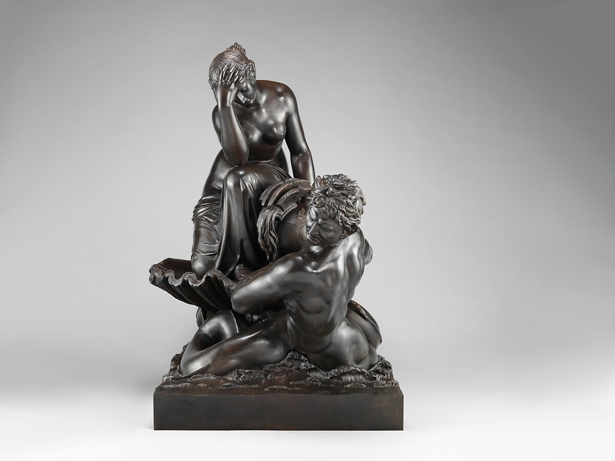 Thetis Transporting Arms for Achilles, William Theed the Elder (British, 1764–1817), Bronze, British