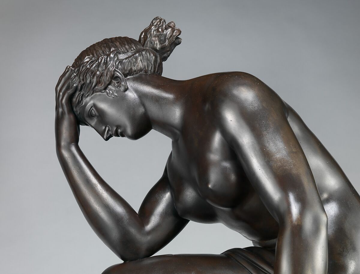 Thetis Transporting Arms for Achilles, William Theed the Elder (British, 1764–1817), Bronze, British