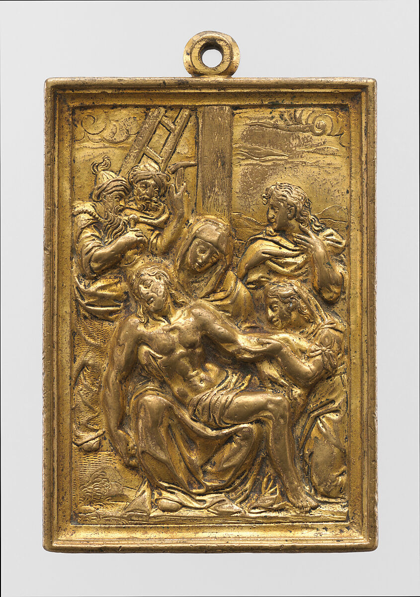 Lamentation, Gilt bronze, Spanish 