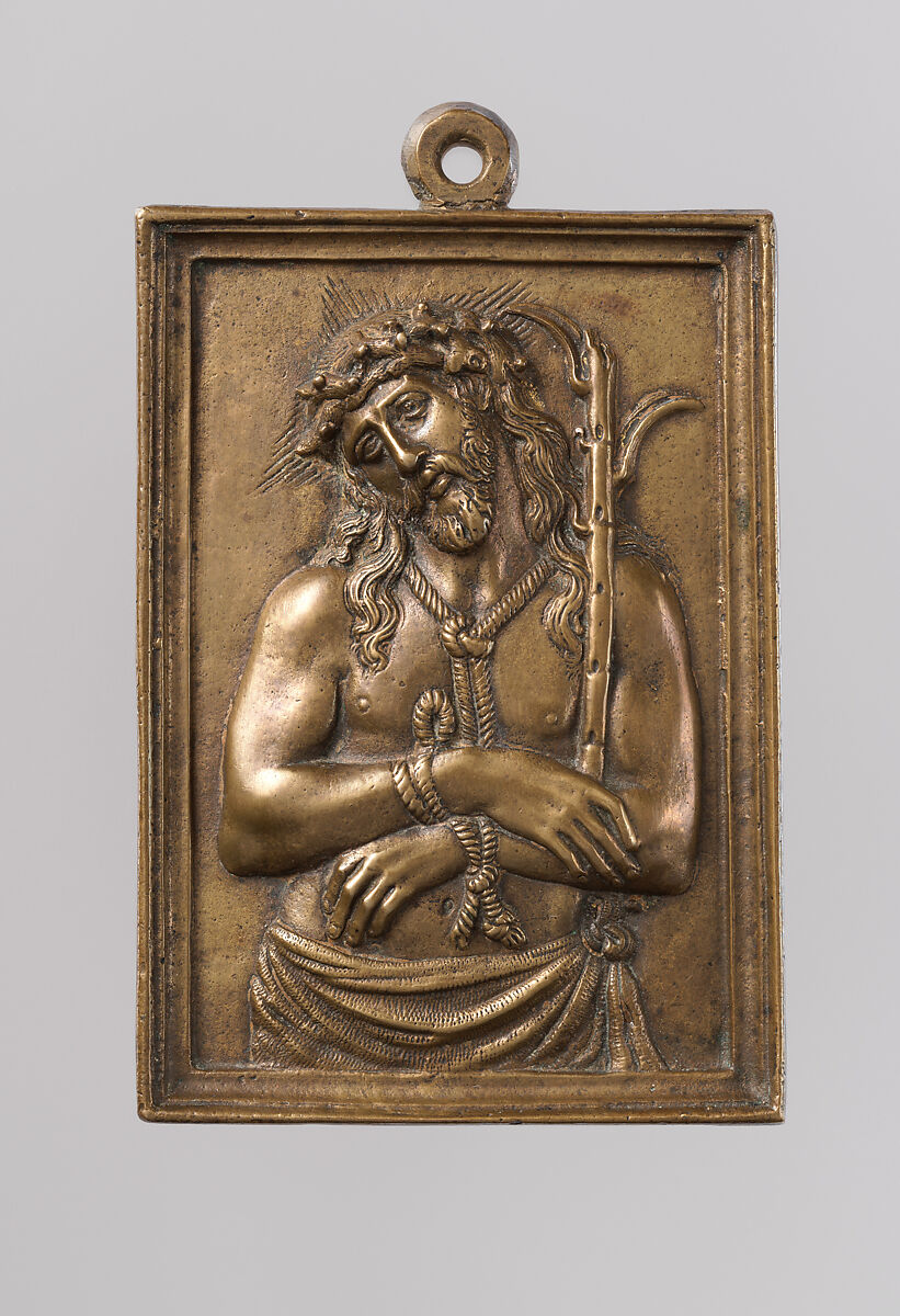 Ecce Homo, Bronze, light brown patina, Spanish 